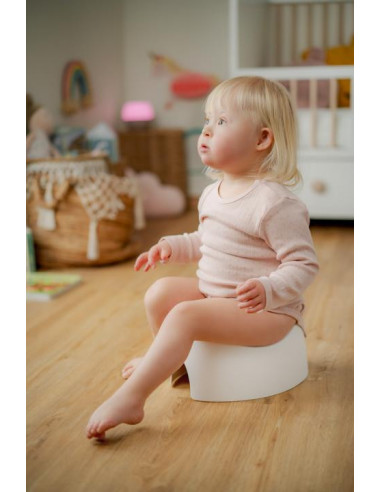 Töpfchen Grau / Weiß