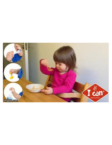 Multi grip spoon Set Pink / Green