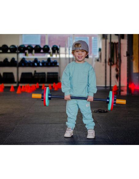 Fit Kidz Barbell & Bumper Plate Set