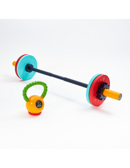 Fit Kidz Hantel & Gewichtsscheiben Set