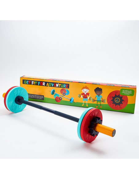 Fit Kidz Hantel & Gewichtsscheiben Set