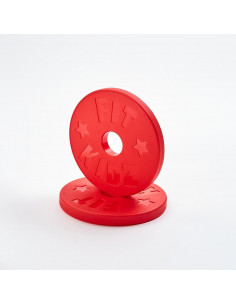 FitKidz Gewichtsscheibe Rot (2er Set)