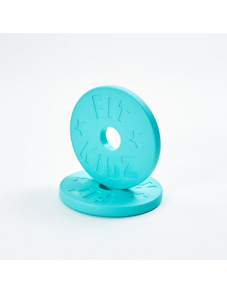 FitKidz Gewichtsscheibe Blau (2er Set)