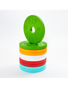 Fit Kidz Bumper Plate Green (pair) 2