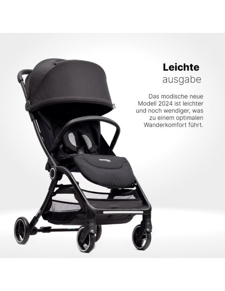 Kinderwagen S1 Plus Schwarz