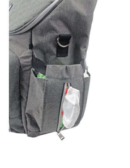 Wickelrucksack 2 in 1 Grey Melange