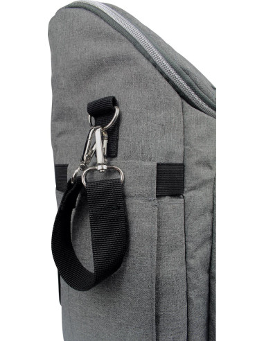 Wickelrucksack 2 in 1 Grey Melange