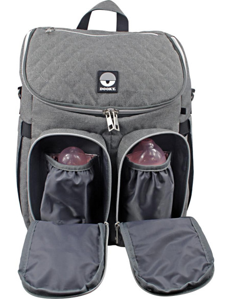 Wickelrucksack 2 in 1 Grey Melange