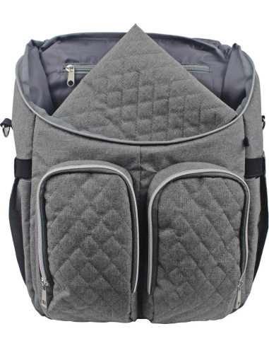 Wickelrucksack 2 in 1 Grey Melange