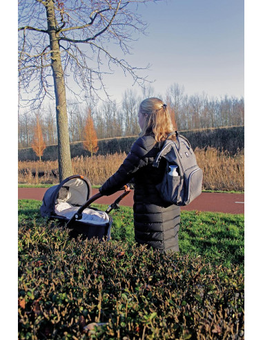 Wickelrucksack 2 in 1 Grey Melange