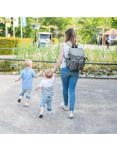 Wickelrucksack 2 in 1 Grey Melange