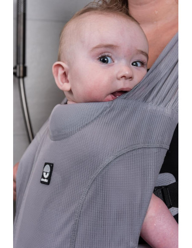 Babytrage Dusche Grau