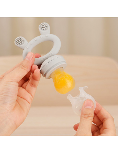 Freeze-N-Feed Fruchtsauger und Eiswürfelform Mini Set - Kupferrot