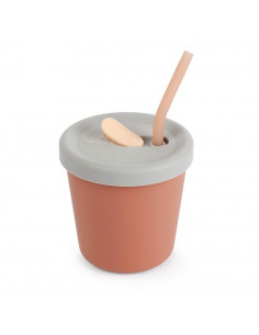 Sippy Straw Cup - Rust