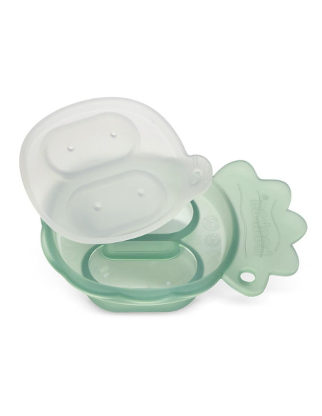 Freeze-N-Feed Mini Combo - Pea Green Feeder + Pea Green Tray