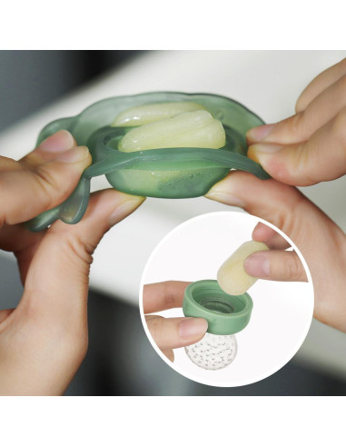 Freeze-N-Feed Mini Combo - Pea Green Feeder +...