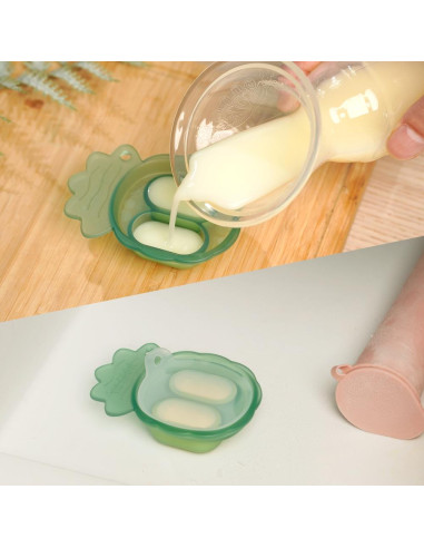 Freeze-N-Feed Fruchtsauger und Eiswürfelform...