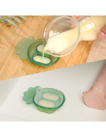 Freeze-N-Feed Fruchtsauger und Eiswürfelform Mini Set - Lavendel