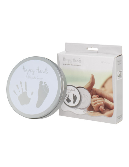 Happy Hands 2D Round shape tin