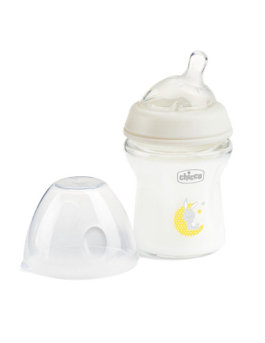 Chicco Natural Feeling Glas-Babyflasche, 150...