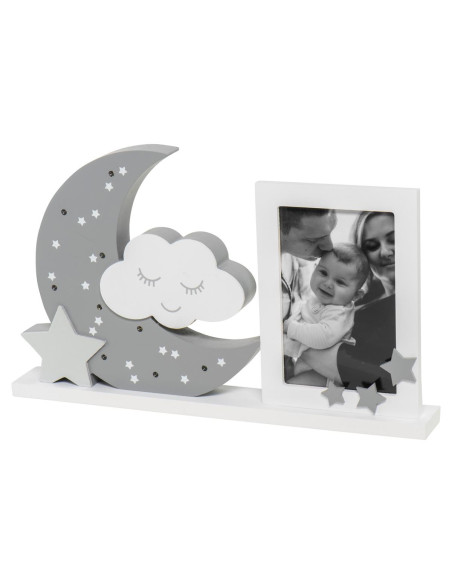 Mondlicht mit Fotorahmen Grau