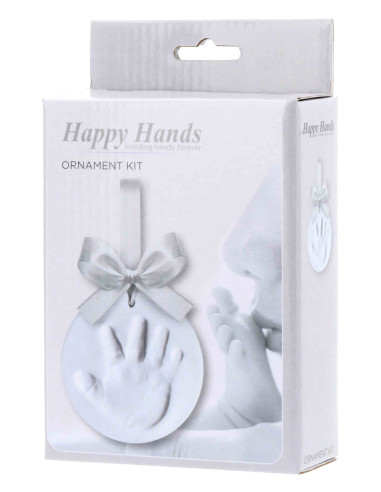 Happy Hands Ornament-Set Silberband