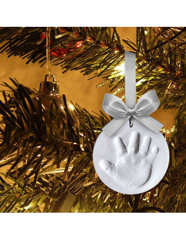 Happy Hands Ornament-Set Silberband
