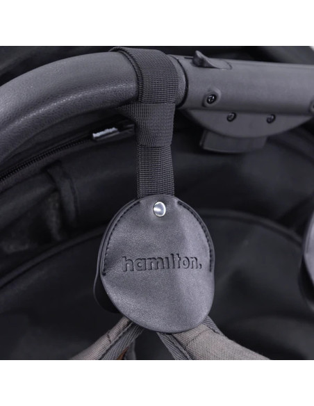 Mehrzweck-Kinderwagenhaken Schwarz