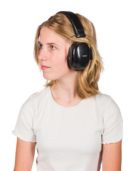 Dooky Junior Ear Protection Black (3y +)