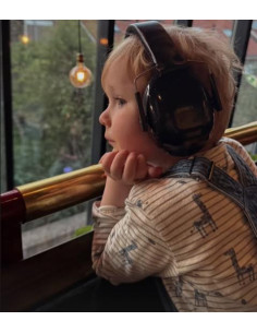 Dooky Junior Ear Protection Black (3y +) 2