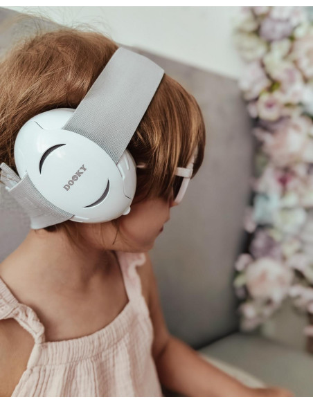 Dooky Baby Ear Protection White (0-3 y)