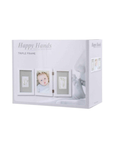 Happy Hands Babyabdruck Dreifachrahmen-Set