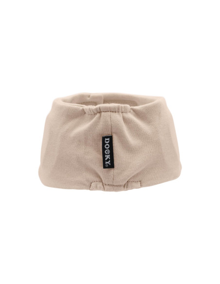 Dooky Kopfband-Gehörschutz für Babys 6-12 Monate Beige