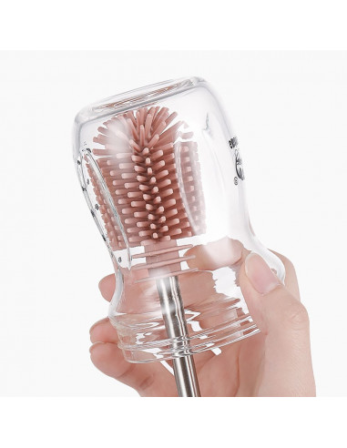 Double sided cleaning brush Soft - Gray