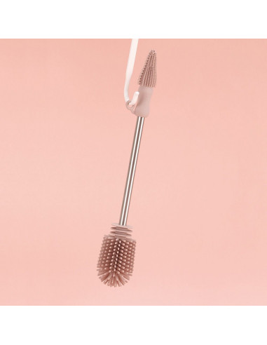 Double sided cleaning brush Soft - Gray