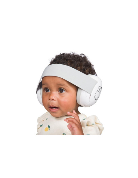 Miffy Baby Ear Protection White (0-3 y)
