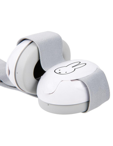 Miffy Baby Ear Protection White (0-3 y)