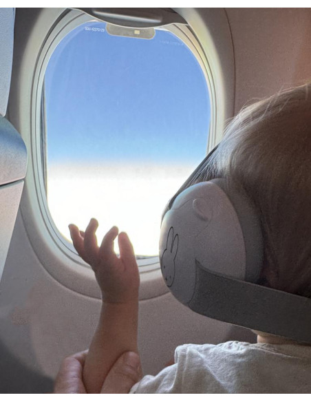 Miffy Baby Ear Protection White (0-3 y)